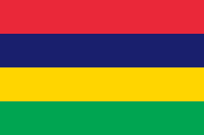 Logo Gambar Bendera Negara Mauritius PNG JPG ukuran 400 px