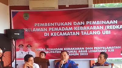 Dinas Pemadam Kebakaran PALI Gelar Pembentukan Redkar