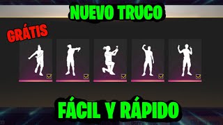 Como conseguir EMOTES GRATIS en free fire