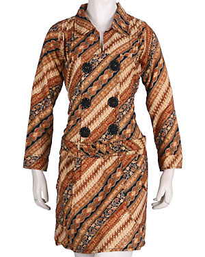 Model Kemeja Batik  Model Baju Kemeja Batik Wanita 