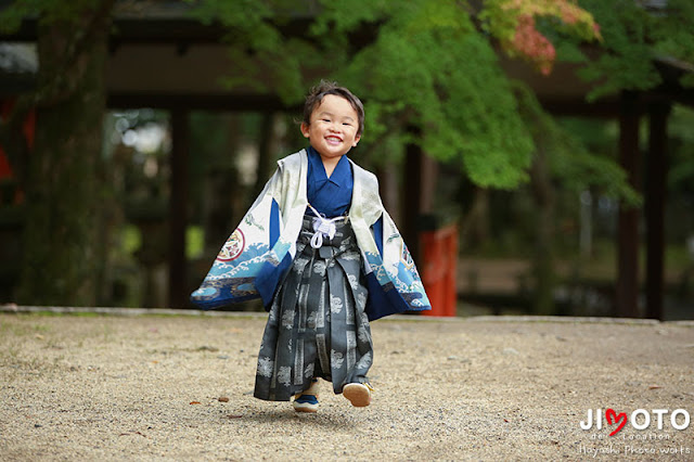 手向山八幡宮での七五三出張撮影