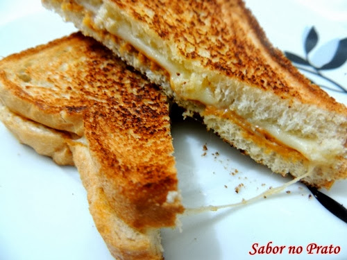 Sugestão de lanche rápido e fácil.