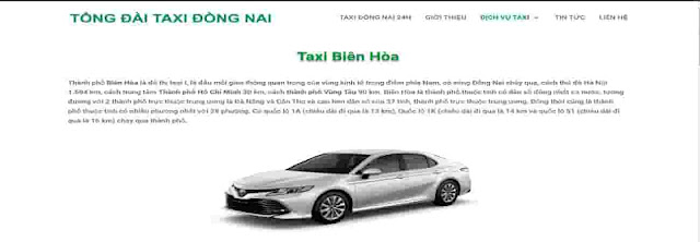 Tổng Đài Taxi Biên Hoà