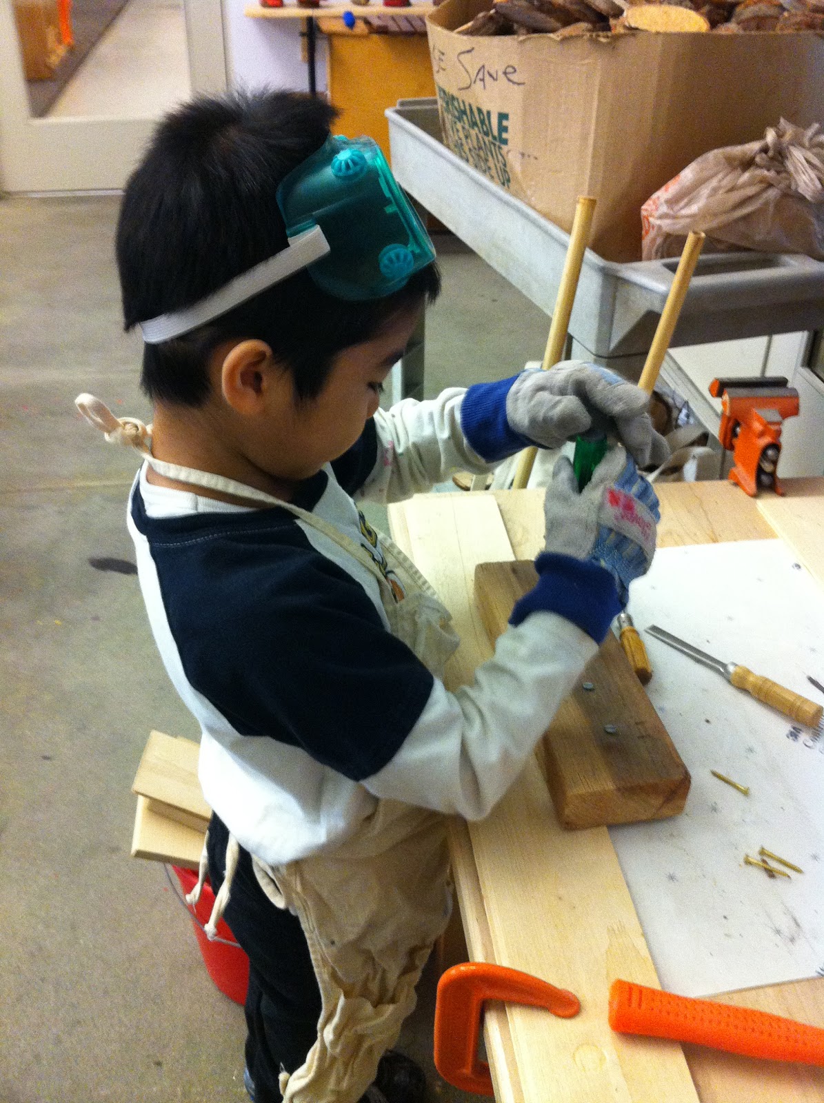 working with wood for kids