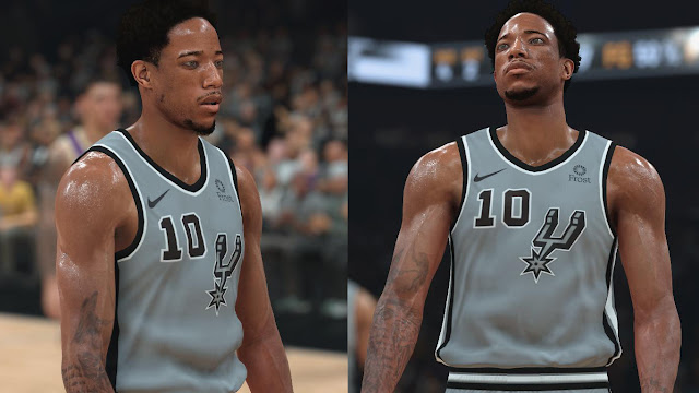 NBA 2K19 DeMar DeRozan Cyberface