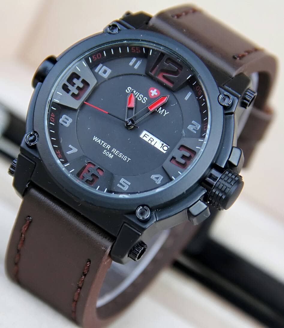 Jam Tangan Pria Swiss Army Model Keren untuk Pria Kualitas 