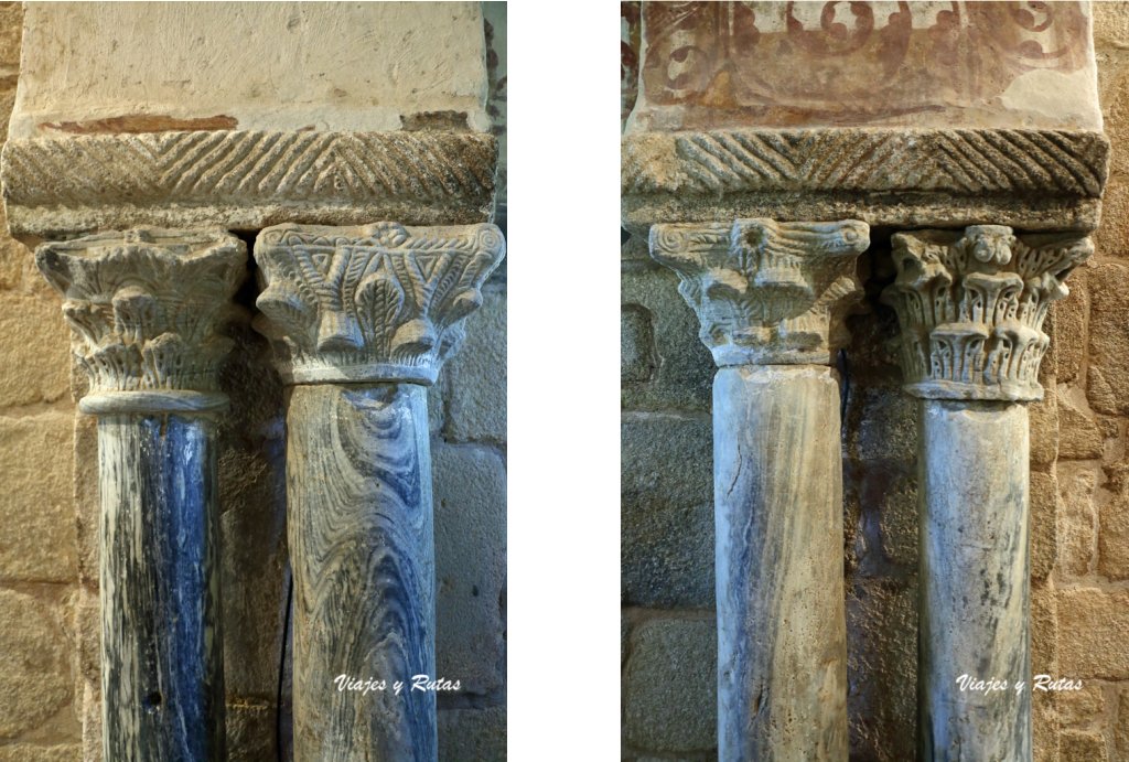 Capiteles y columnas de Santa Comba de Bande