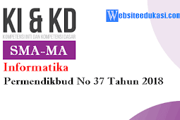 KI dan KD Informatika SMA/MA berdasarkan Permendikbud No 37 Tahun 2018