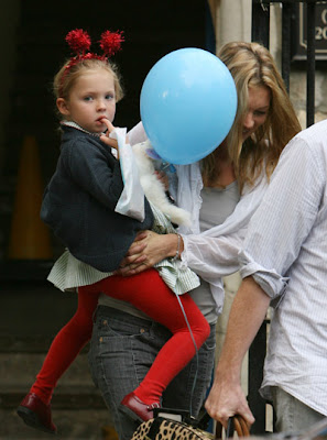 Kate Moss and Lila Grace