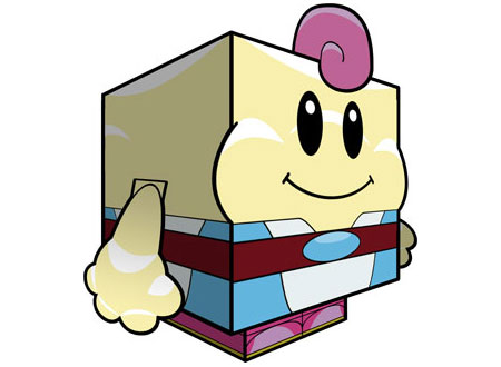 Super Mario RPG Mallow Papercraft