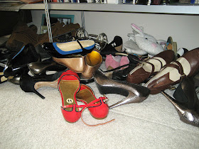 pile of shoes