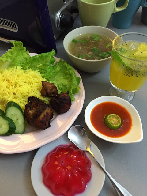 nasi ayam - Juadah berbuka puasa