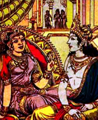 Rama went to see Kaushalya