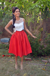 Actress Mahima Nambiar Latest Stills in White Top and Red Skirt at Kuttram 23 Movie Press Meet  0043.jpg