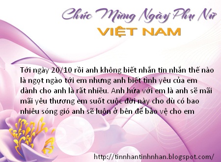 Tổng hợp những tấm thiệp 20-10 đẹp nhất bằng lời chúc ngày phụ nữ Việt Nam