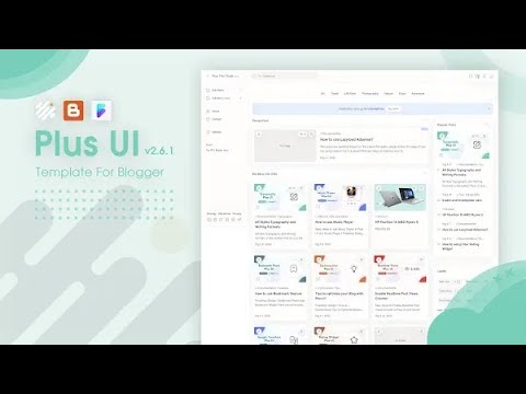 plus ui blogger template