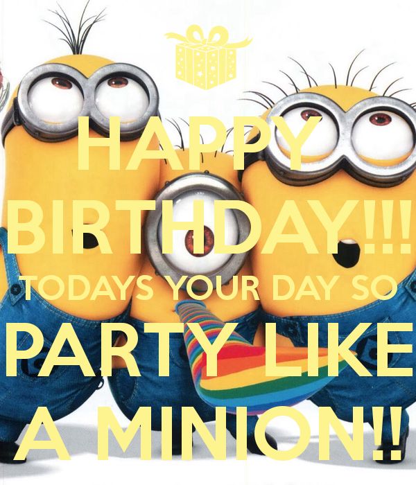 happy birthday minion meme