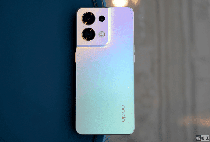 The back design of OPPO Reno8 5G