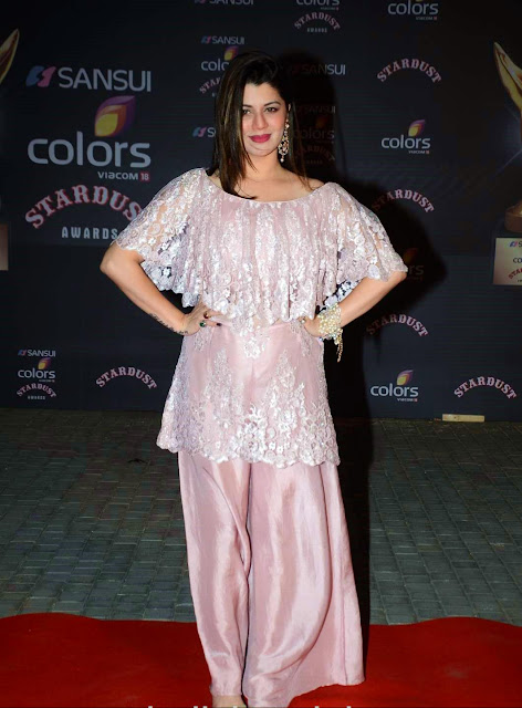 Kainaat Arora looking cute in a pink dress in the latest photos.