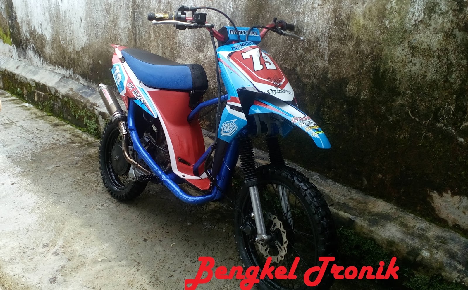 Modifikasi Yamaha Mio Tasikmalaya Spesifikasi Trial Ala Bengkel