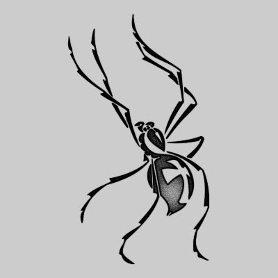 You can DOWNLOAD this Spider Tattoo Design - TATRSP24