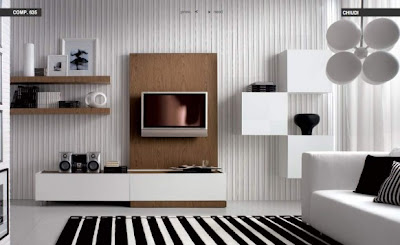 Black And White Living Room Designs 1