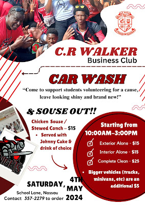 CR Walker Car Wash flyer