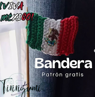 PATRON GRATIS BANDERA MEXICO AMIGURUMI 54812