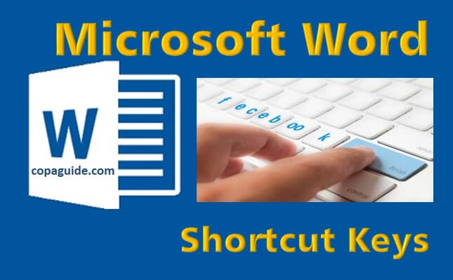 Shortcut Keys MS-Word