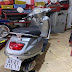 Mẫu sơn xe Vespa LX màu ghi bạc cực đẹp