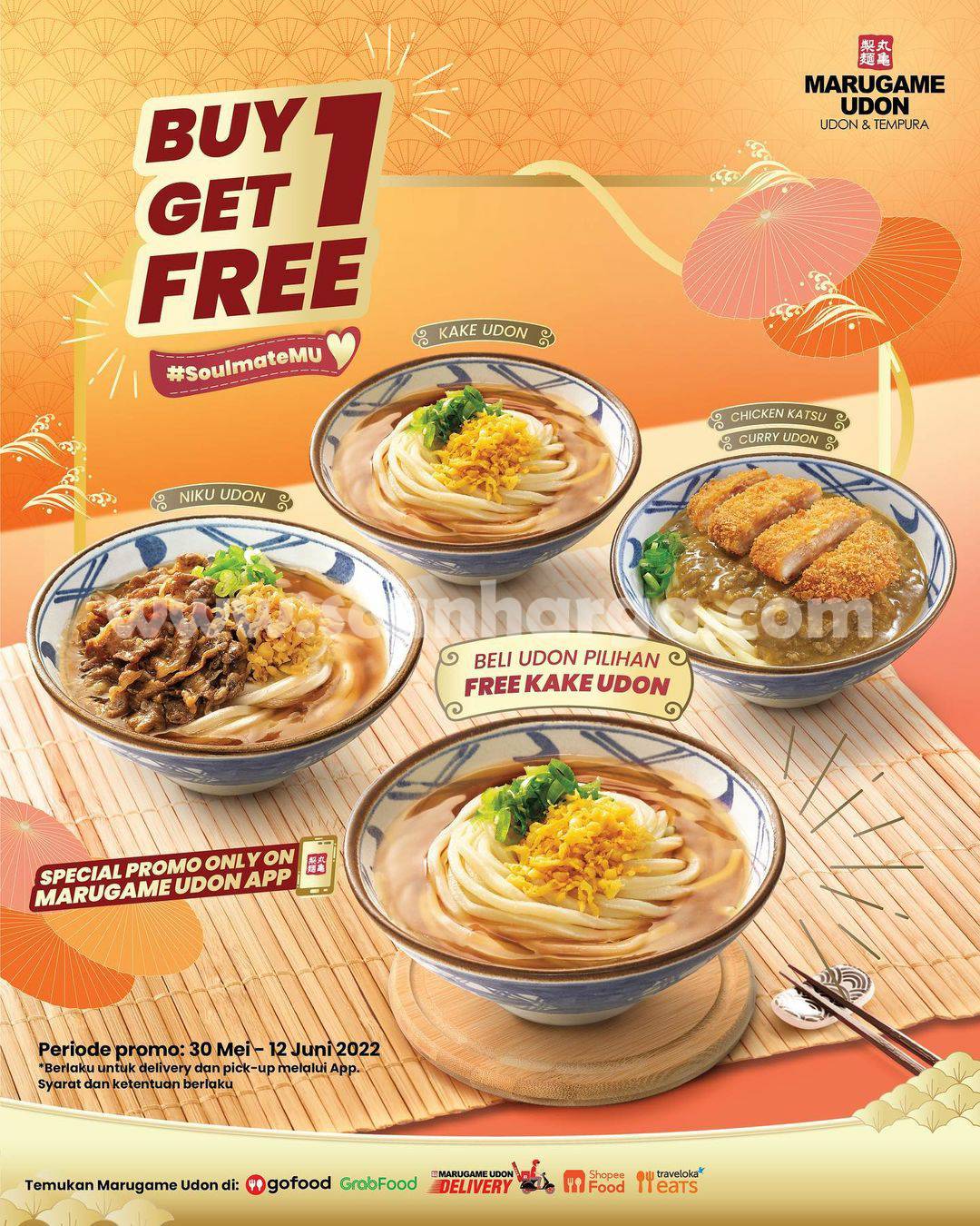 Promo Marugame Udon Beli 1 Gratis 1