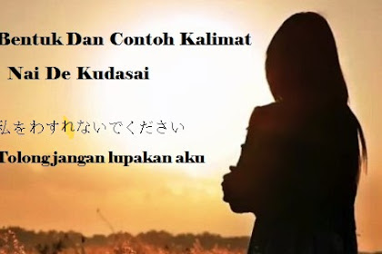 Bentuk Dan Contoh Kalimat Nai De Kudasai 