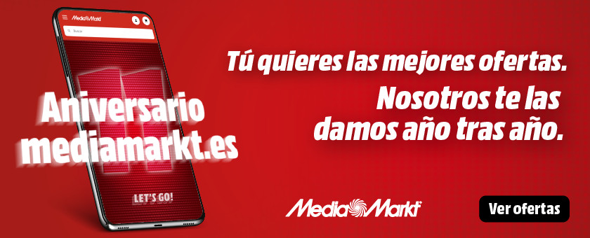estático Cinco Capilla Chollos! Top 10 ofertas "Aniversario" (III) de MediaMarkt.es