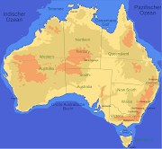 Australie Carte Monde Avec Pays