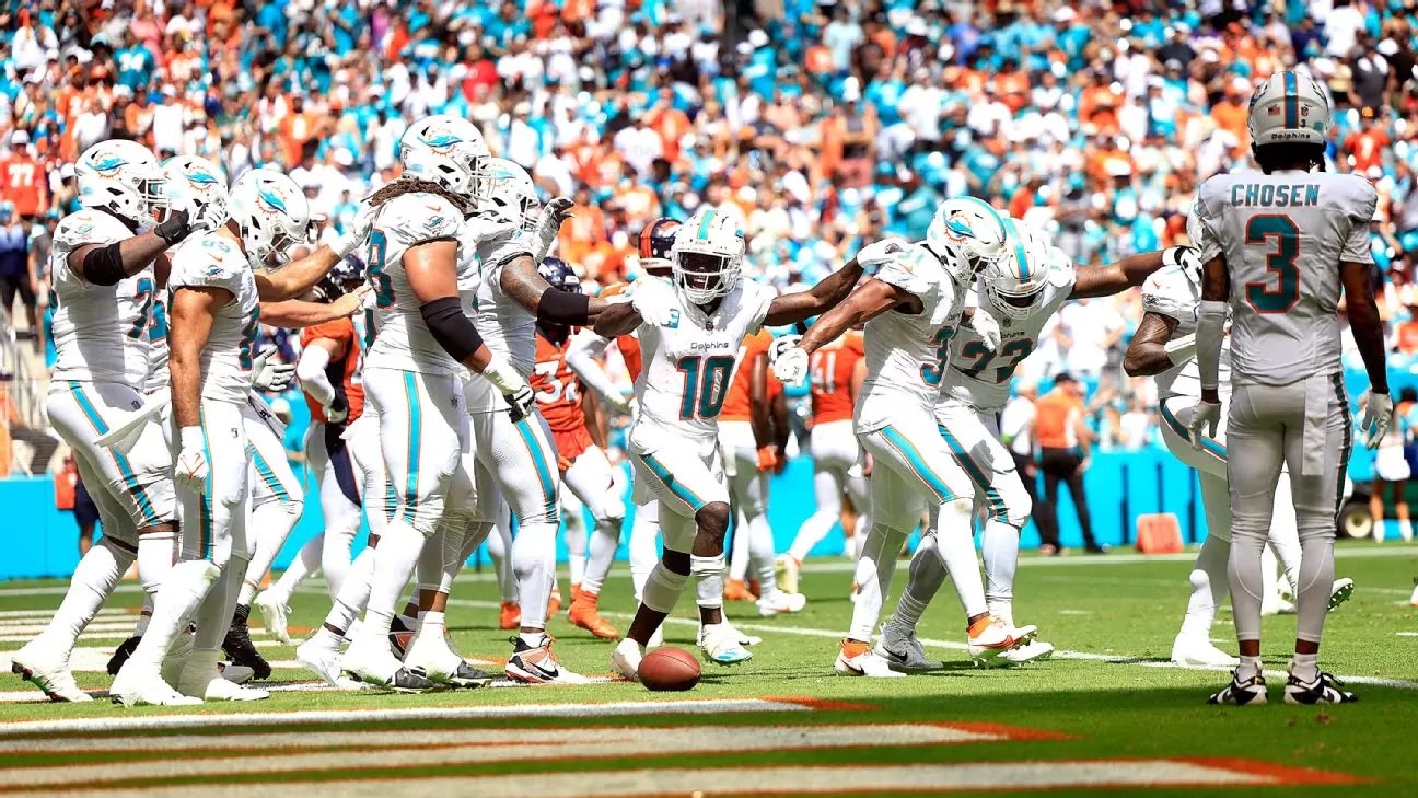Miami Dolphins Set Scoring Record with Dominant 70-Point Victory Over Denver Broncos