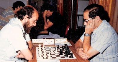 Partida de ajedrez A. Real - Joan Bautista Sánchez, Benasque 1986