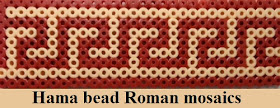 How to make Hama bead Roman mosaics