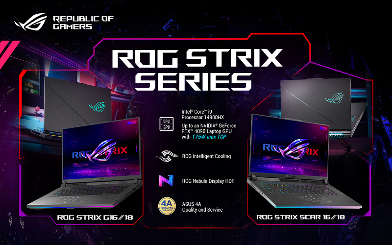 ASUS ROG Strix 2024 now available in PH: up to RTX 4090, 14th gen Intel core CPUs,  1TB SSD, starts at PHP 99,995!