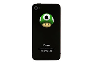 The Mario 1Up Mushroom iPhone Decal
