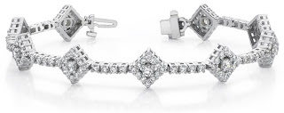 Art Deco Diamond Link bracelet