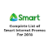 Complete List of Smart Internet Promos For 2018