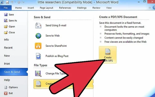 كيفية تحويل مستند Microsoft Word إلى تنسيق PDF فى نظام الوندوز والماك بعدة طرق