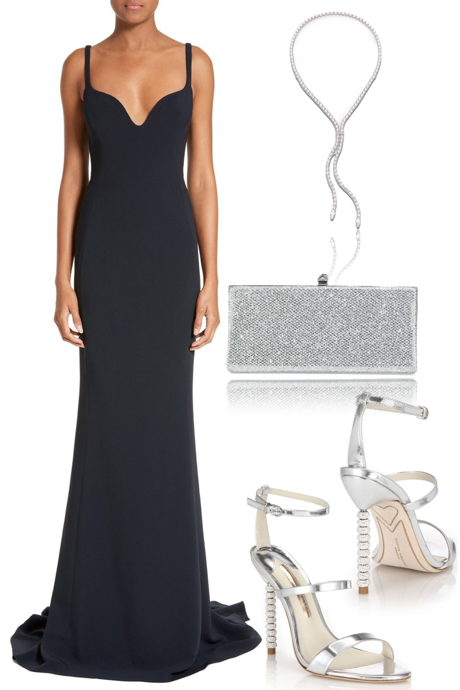 Stella McCartney Sweetheart Neckline Gown