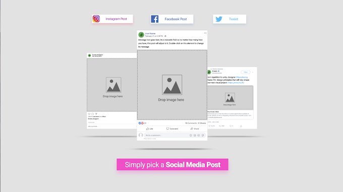 Animated Social Posts : After Effects Templates 