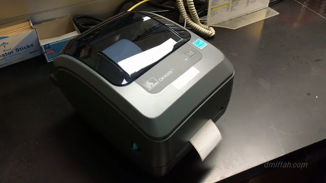 Printer Zebra GK420T  - dmiftah.com