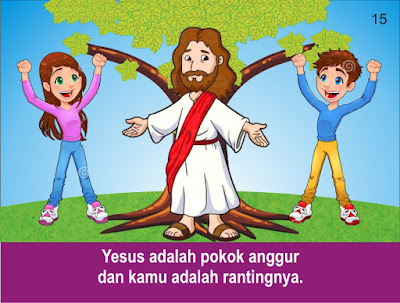 Komik Alkitab Anak: Yesus Pokok Anggur