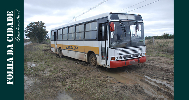 Transporte escolar rural foi interrompido