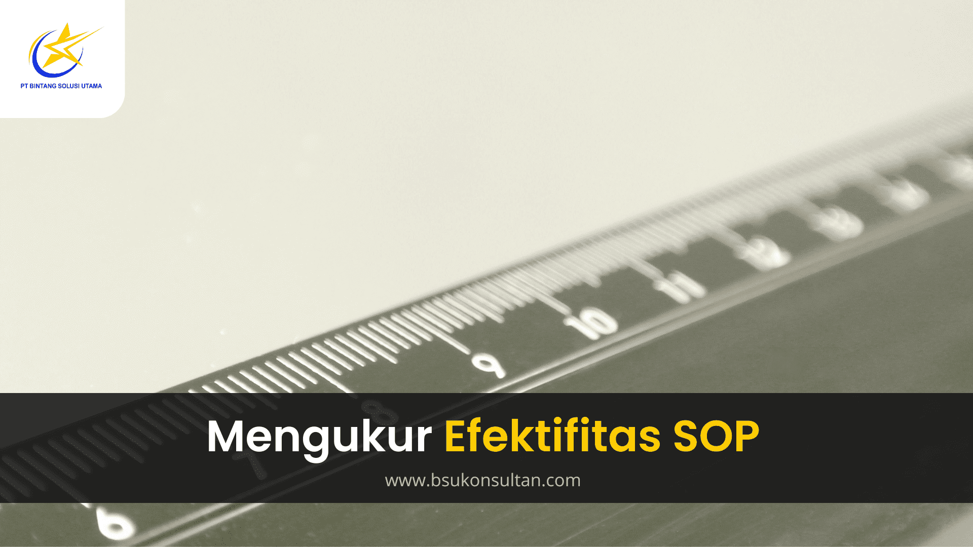 Mengukur Efektifitas SOP