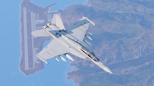 Arma3用電子戦闘機のEA-18G Growler MOD