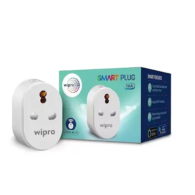 Wipro 16A Wi-Fi Smart Plug with Energy Monitoring